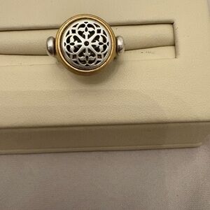 Brighton Gold and Silver Filigree Ring